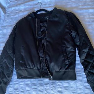 Black Bomber Jacket